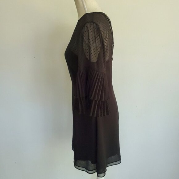 Keepsake the Label Horizons Dotted Black Mini Dress - Picture 6 of 11